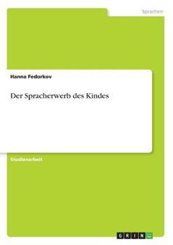 Paperback Der Spracherwerb des Kindes [German] Book