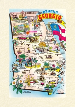 Vintage Lined Notebook Greetings from Athens