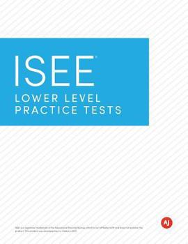 Paperback ISEE Lower Level Practice Tests (AJ) Book