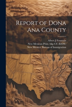 Paperback Report of Dona Ana County Book