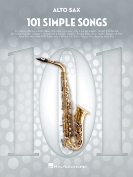 Paperback 101 Simple Songs for Alto Sax Book