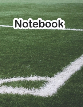 Paperback Notebook: Soccer Field Book