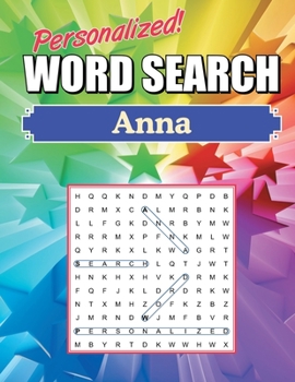 Anna Word Search Book: Large Print Word Find Puzzles