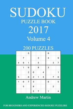 Paperback Sudoku Puzzle Book: 2017 Edition - Volume 4 Book
