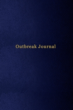 Paperback Outbreak Journal: Genital Herpes (HSV1 & HSV2) outbreak tracking and treatment diary - Blue leather print design for men Book