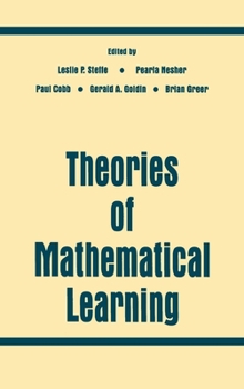 Hardcover Theories of Mathematical Learning Book