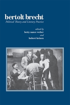 Paperback Bertolt Brecht: Political Theory and Literary Practice Book