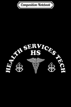 Paperback Composition Notebook: Coast Guard Health Services Technician Insignia Journal/Notebook Blank Lined Ruled 6x9 100 Pages Book