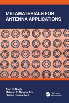 Paperback Metamaterials for Antenna Applications Book