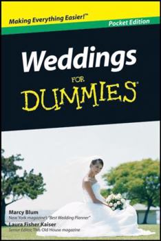 Paperback Weddings for Dummies, Pocket Edition Book