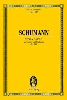 Paperback Missa Sacra for Four-Part Choir and Orchestra: Eulenburg Study Score Book