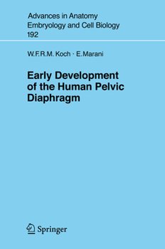 Paperback Early Development of the Human Pelvic Diaphragm Book