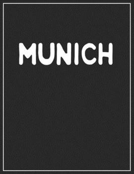 Paperback Munich: Black and white Decorative Book - Perfect for Coffee Tables, End Tables, Bookshelves, Interior Design & Home Staging A Book