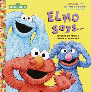 Hardcover Elmo Says Book