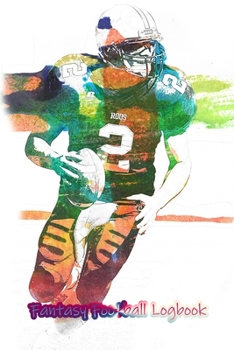 Paperback Fantasy Football Logbook: Organizer for Fantasy Football Players Book