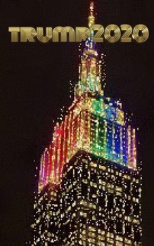Paperback Trump-2020 Iconic Empire StateBuilding writing Drawing Journal.: Trump 2020 Book