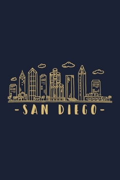 San Diego Skyline: San Diego travel inspired design. City of California, sights and history. Skyline and Cityscape.