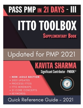 Paperback ITTO ToolBox: Pass PMP in 21 Days - Supplementary Workbook Book