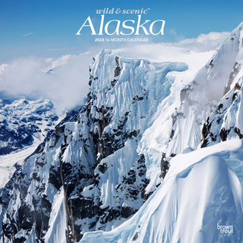 Calendar Alaska Wild & Scenic 2024 Square Book