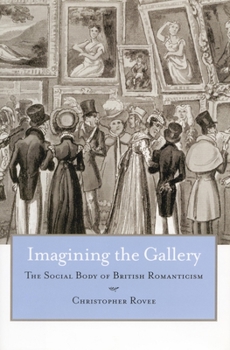 Hardcover Imagining the Gallery: The Social Body of British Romanticism Book