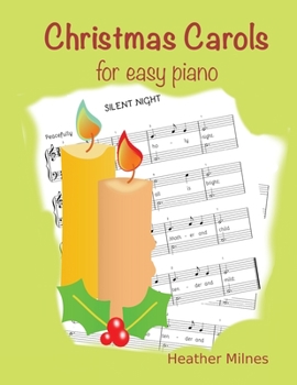 Paperback Christmas Carols for Easy Piano: Traditional Christmas favourites [Large Print] Book