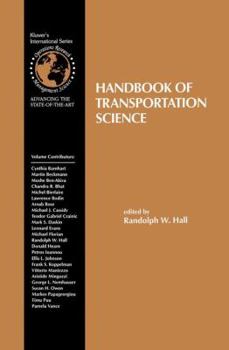 Hardcover Handbook of Transportation Science Book