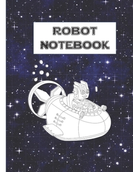 Paperback Robot Notebook Book