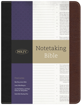 Bonded Leather Notetaking Bible-NKJV Book