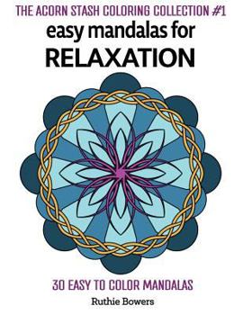 Paperback Easy Mandalas for Relaxation Book