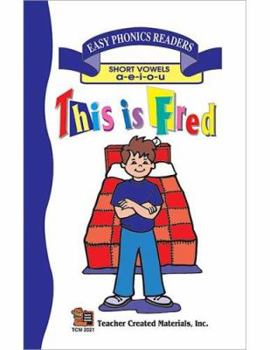 Paperback This Is Fred (Short Vowel Review) Easy Reader Book