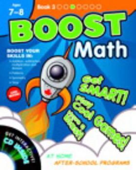 Paperback BOOST Math - Book 3 with CD-ROM (Ages 7 to 8) Book