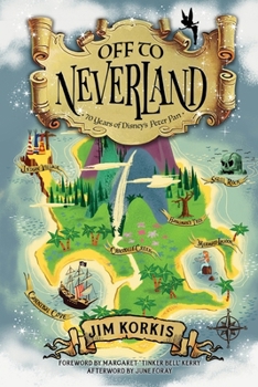Paperback Off to Never Land: 70 Years of Disney's Peter Pan Book