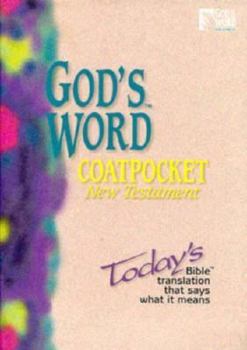 Hardcover God's Word Coat Pocket New Testament: God's Word / Blue Bonded Leather Book