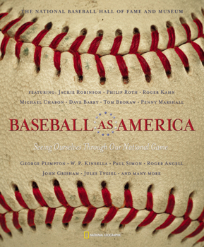 Paperback Baseball as America: Seeing Ourselves Through Our National Game Book