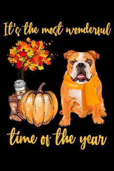 It's The Most Wonderful Time Of The Year: It's The Most Wonderful Time Of The Year Boxer Dog Halloween  Journal/Notebook Blank Lined Ruled 6x9 100 Pages