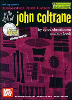 Paperback Essential Jazz Lines in the Style of John Coltrane, B-Flat Instruments Edition [With CD] Book