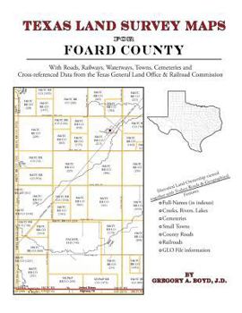 Paperback Texas Land Survey Maps for Foard County Book