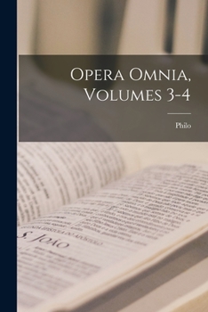 Paperback Opera Omnia, Volumes 3-4 [German] Book