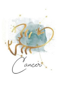 Paperback Cancer: Zodiac Star Sign Astrology Notebook (6x9) Book