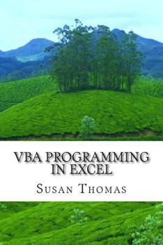 Paperback VBA Programming in Excel: Learn With Examples Book