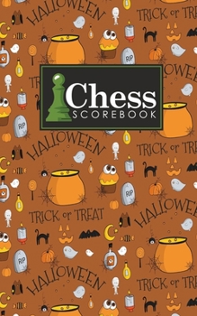 Paperback Chess Scorebook: Chess Match Log Book, Chess Recording Book, Chess Score Pad, Chess Notebook, Record Your Games, Log Wins Moves, Tactic Book