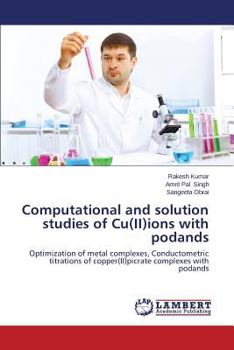 Paperback Computational and Solution Studies of Cu(ii)Ions with Podands Book