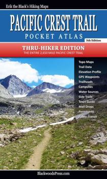 Paperback Pacific Crest Trail Pocket Atlas: Complete 3 Book Set Book