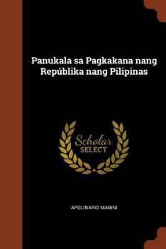 Paperback Panukala sa Pagkakana nang Repúblika nang Pilipinas [Tagalog] Book