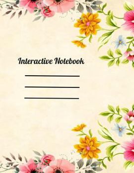 Paperback Interactive Notebook: Inb Template Composition Book: Pre-Made Table of Contents, Numbered Pages, Sketch Paper (Left Output), Wide Ruled (Rig Book