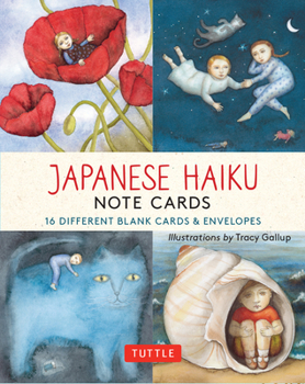 Gift Japanese Haiku,16 Note Cards: 16 Different Blank Cards with 17 Star Patterned Envelopes in a Keepsake Box! Book