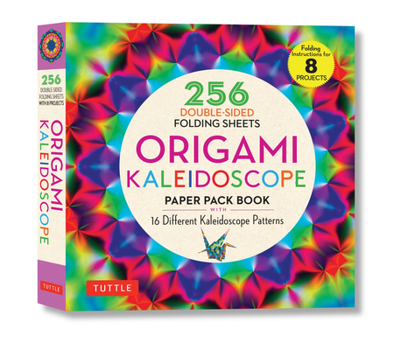 Paperback Origami Kaleidoscope Paper Pack Book: 256 Double-Sided Folding Sheets (Includes Instructions for 8 Models) Book