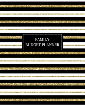 Family Budget Planner: Budgeting Notebook and Organizer - Create a Monthly Financial Plan - Track Daily and Monthly Bills and Expenses - 2020 Calendar ... Stripe Cover Design (Monthly Budget Planner)
