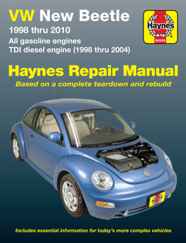 Paperback Volkswagen New Beetle 1998-10 & Tdi Diesel 1998-04 Book