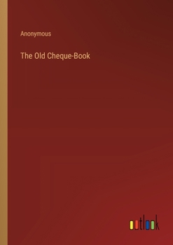 Paperback The Old Cheque-Book Book